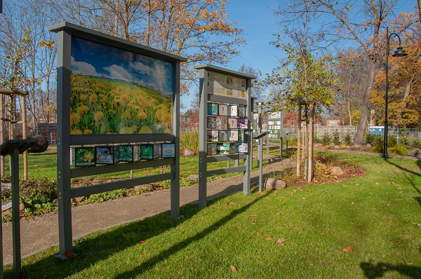 Edukacyjny ogród botaniczny w Parku w Brwinowie